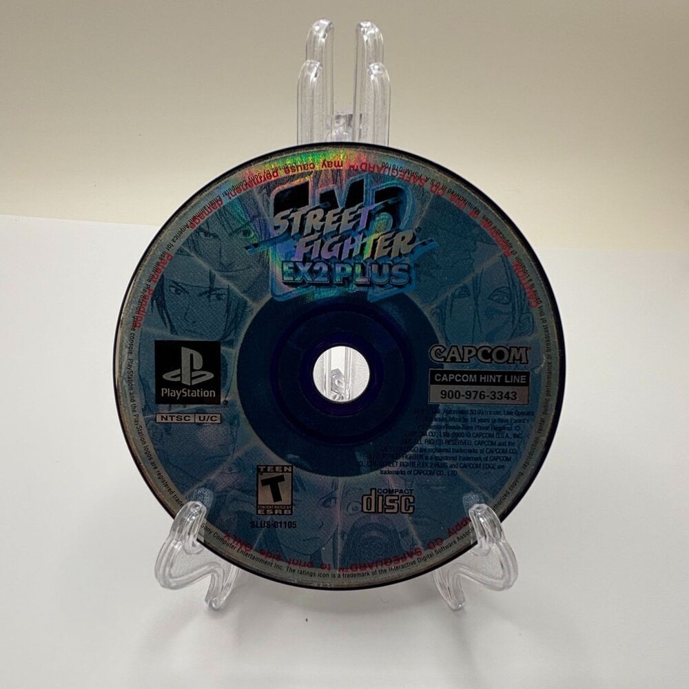 Street Fighter EX2 Plus PS1 (Sony PlayStation 1, Capcom) Disc Only